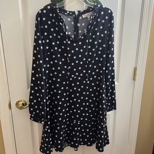 Loft fit and flare dress